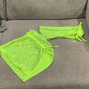 Skirt and tube top set